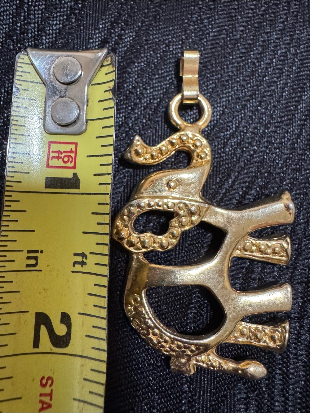 Gold Elephant Pendant
